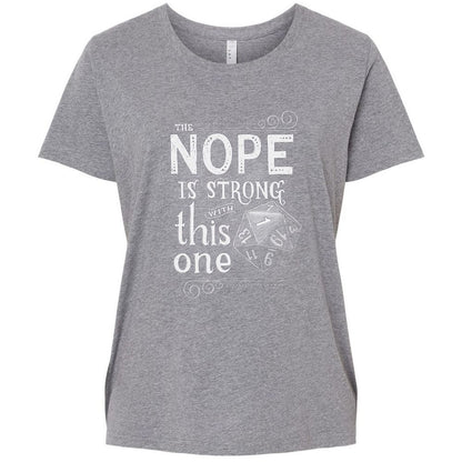 Ladies Curvy Jersey - P4Y6TXZW - Granite Heather - 9