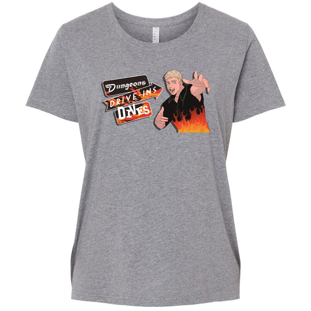 Ladies Curvy Jersey - 6SL4F4R6 - Granite Heather - 9