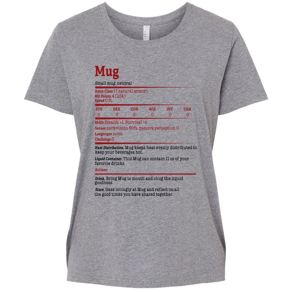 Ladies Curvy Jersey - 5AVKU6TJ - Granite Heather - 9