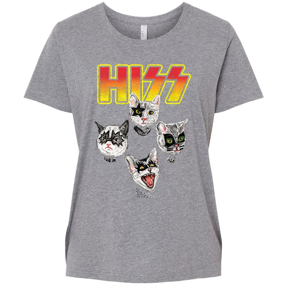 Ladies Curvy Jersey - 6ZE2TH1E - Granite Heather - 9