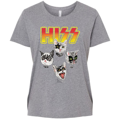 Ladies Curvy Jersey - 6ZE2TH1E - Granite Heather - 9