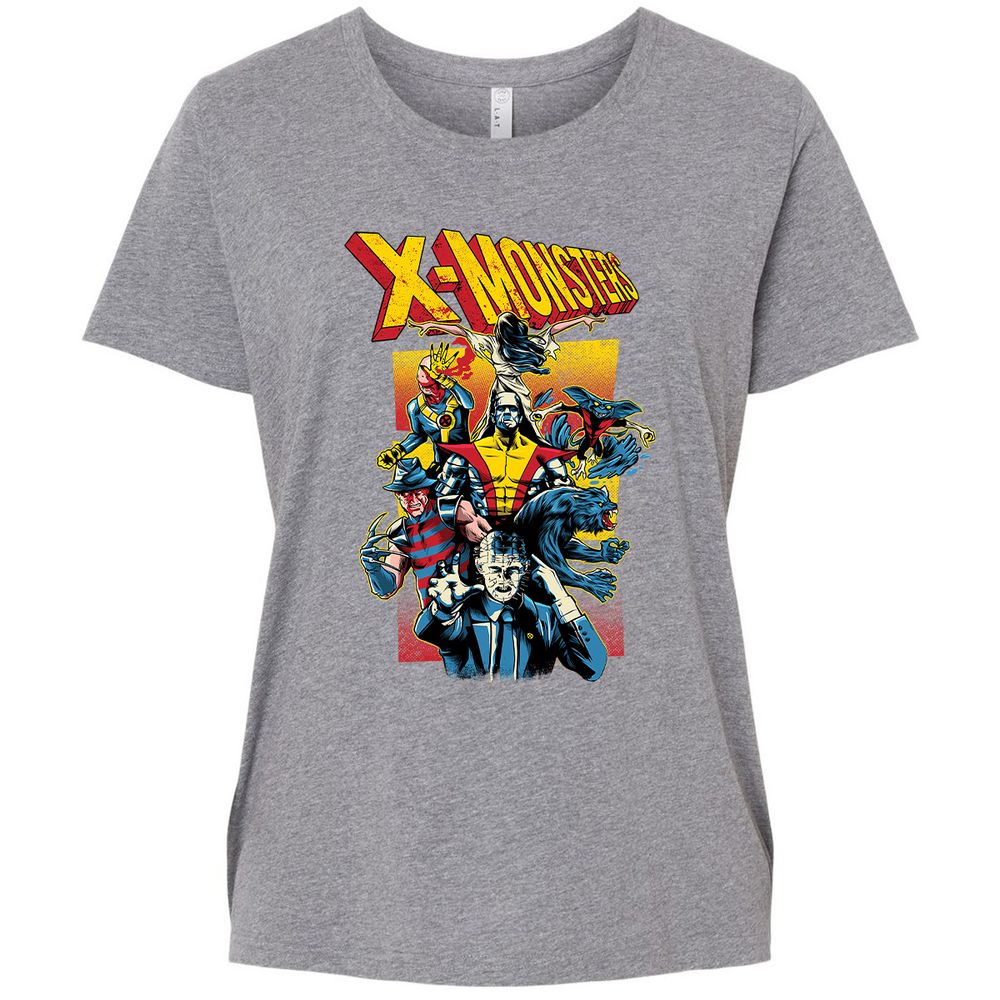 Ladies Curvy Jersey - AL3AB5Z1 - Granite Heather - 9