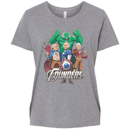 Ladies Curvy Jersey - 3UL3K4NZ - Granite Heather - 9