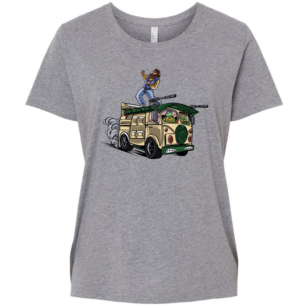 Ladies Curvy Jersey - 2YAGMU1D - Granite Heather - 9