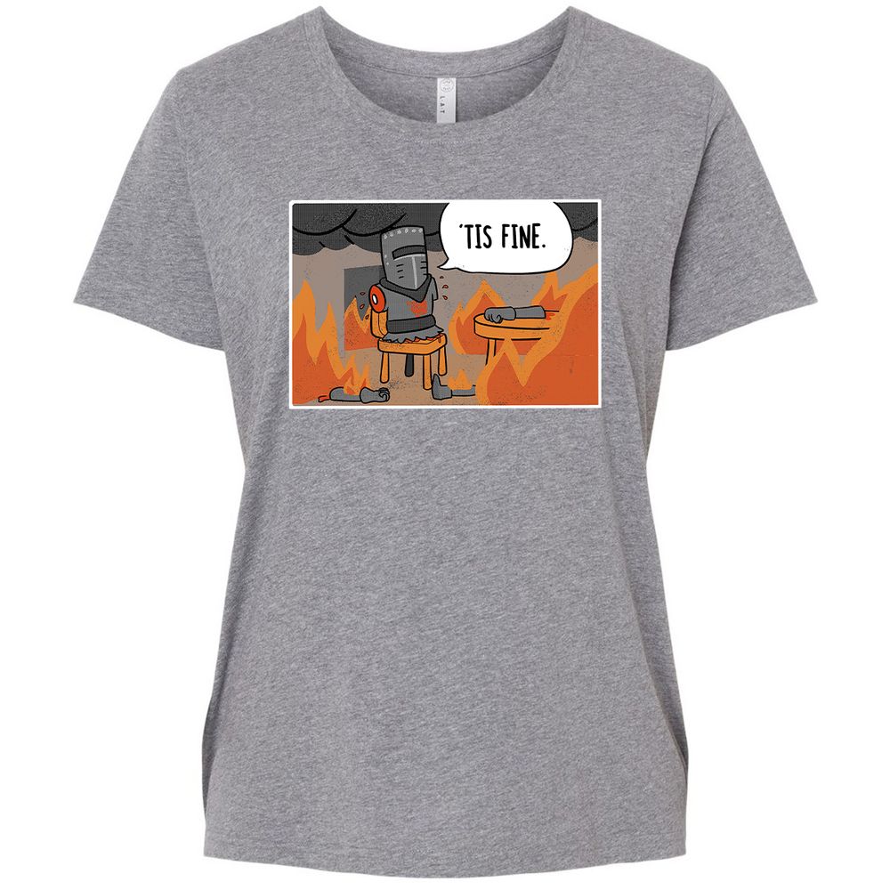 Ladies Curvy Jersey - MWL683L3 - Granite Heather - 9