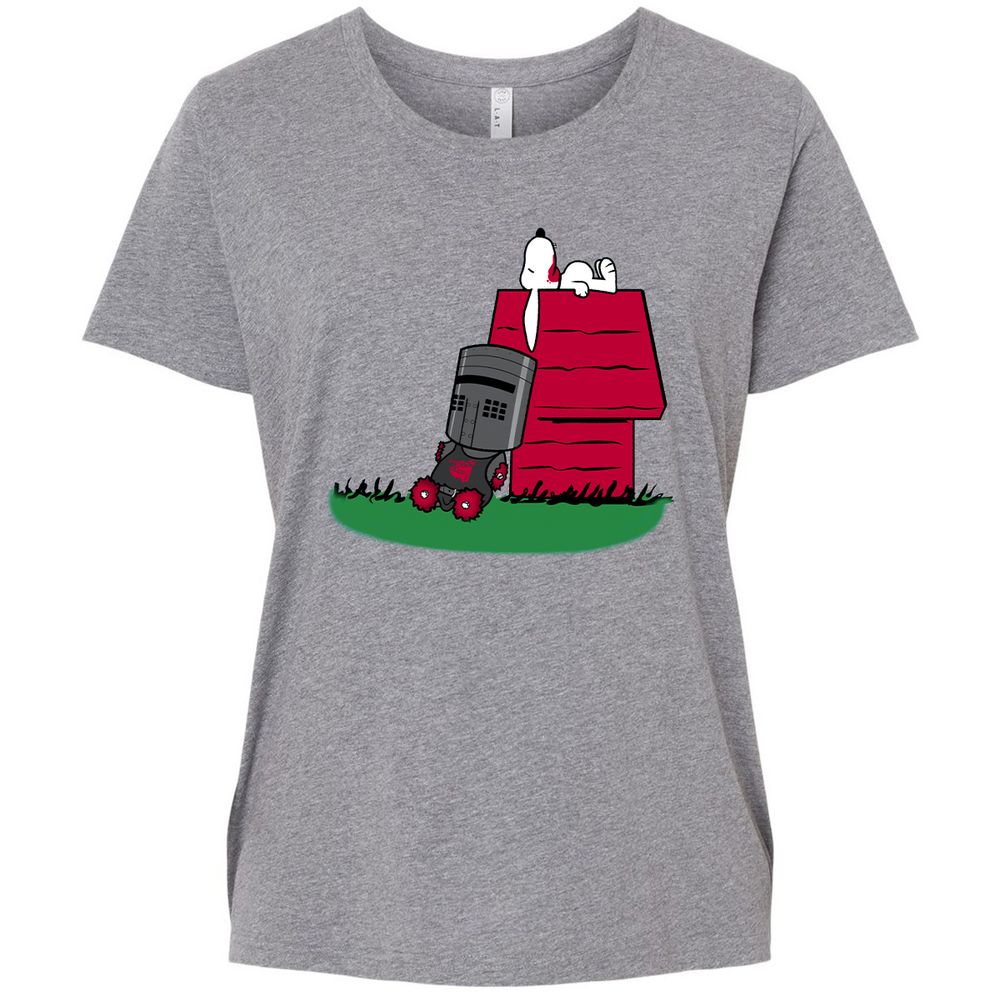 Ladies Curvy Jersey - 553GAADQ - Granite Heather - 9