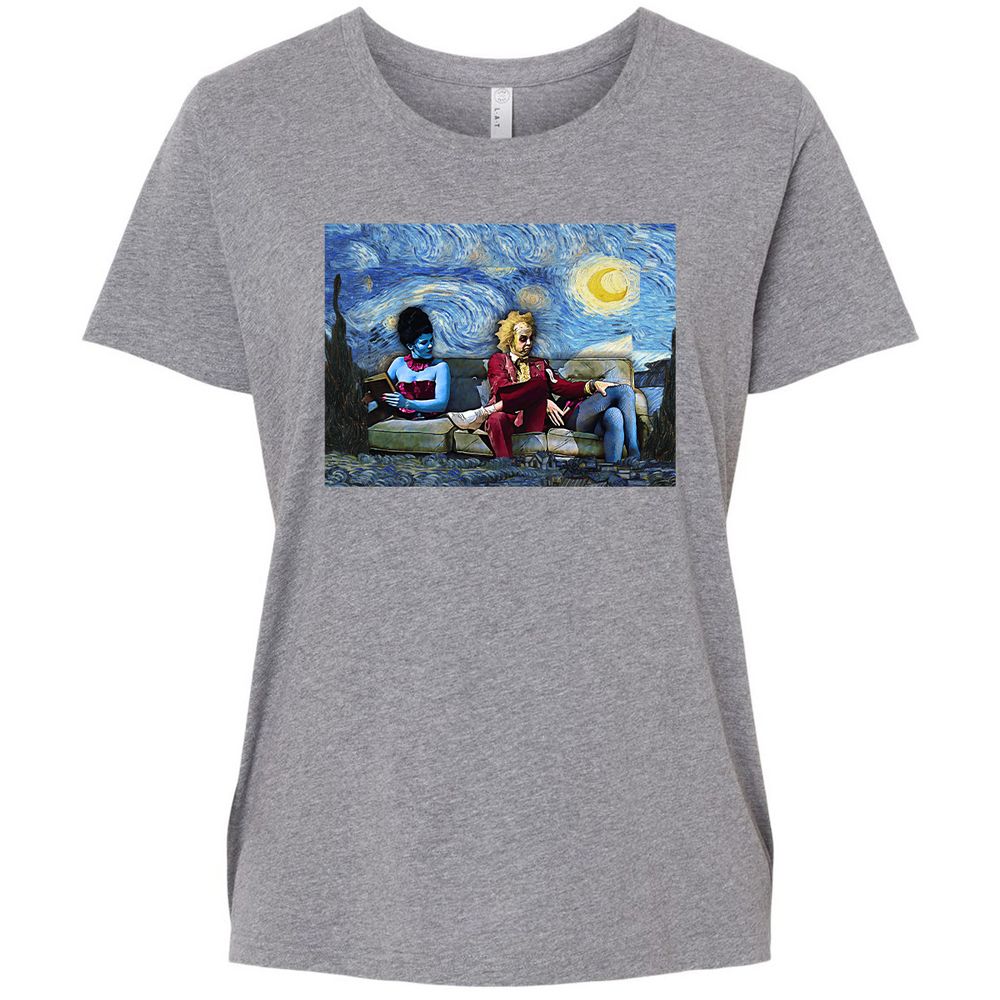 Ladies Curvy Jersey - X5FKECHZ - Granite Heather - 9