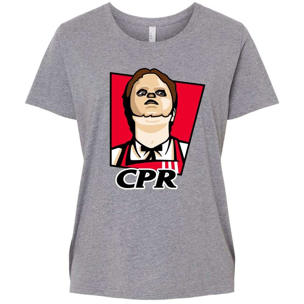 Ladies Curvy Jersey - 4EQGXHJQ - Granite Heather - 9