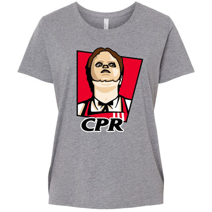 Ladies Curvy Jersey - 4EQGXHJQ - Granite Heather - 9