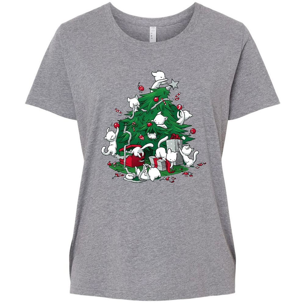 Ladies Curvy Jersey - YX7KPQ45 - Granite Heather - 9