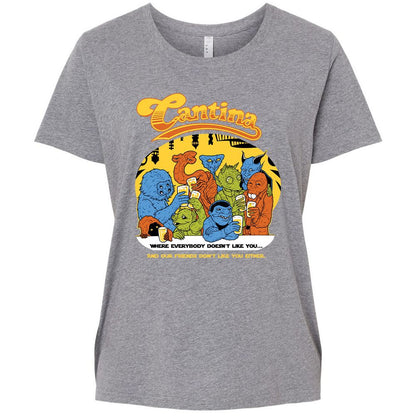 Ladies Curvy Jersey - VB3GF9HZ - Granite Heather - 9