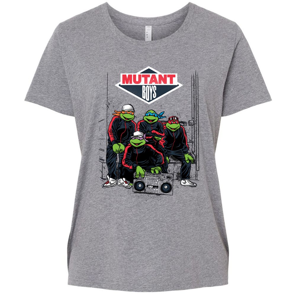 Ladies Curvy Jersey - 3QRGC348 - Granite Heather - 9