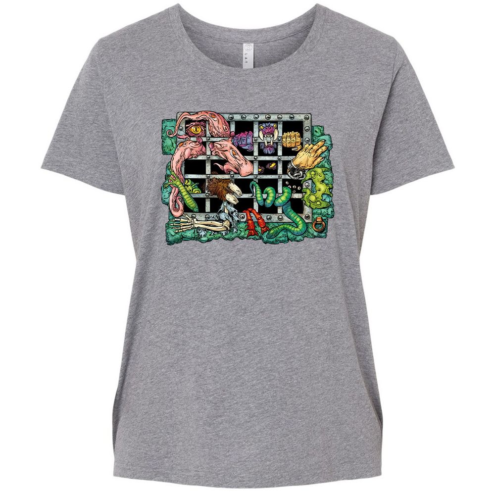 Ladies Curvy Jersey - 8D68EX72 - Granite Heather - 9