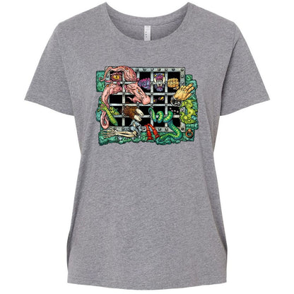 Ladies Curvy Jersey - 8D68EX72 - Granite Heather - 9