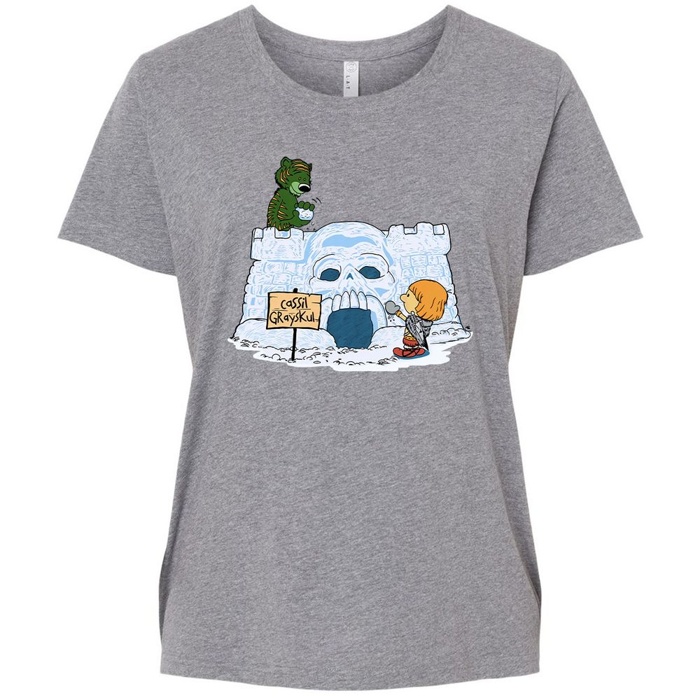 Ladies Curvy Jersey - BSL3RHBY - Granite Heather - 9