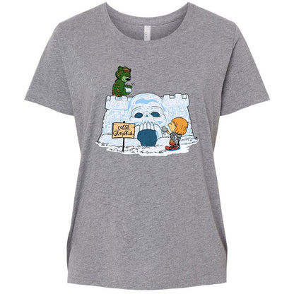 Ladies Curvy Jersey - BSL3RHBY - Granite Heather - 9