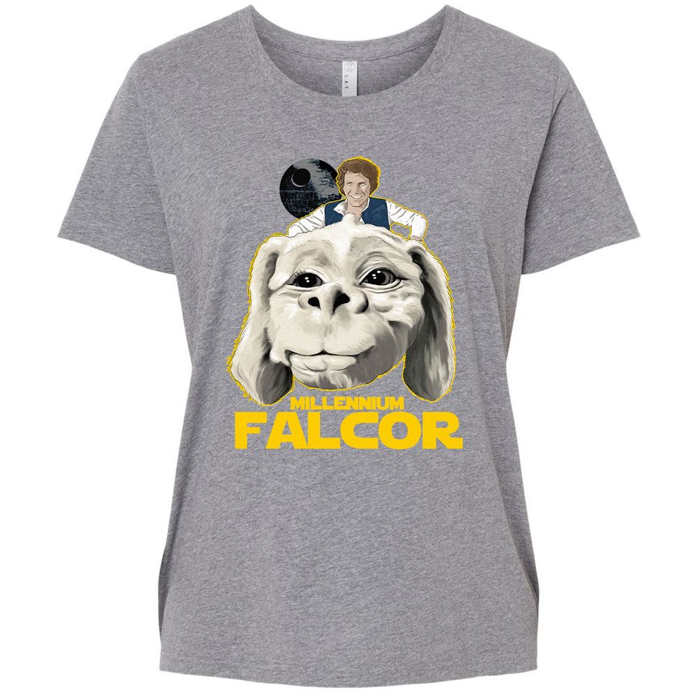 Ladies Curvy Jersey - TTU3N15P - Granite Heather - 9