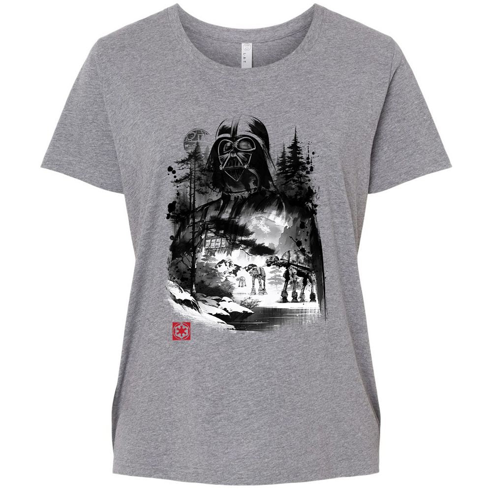 Ladies Curvy Jersey - AWRL56TN - Granite Heather - 9