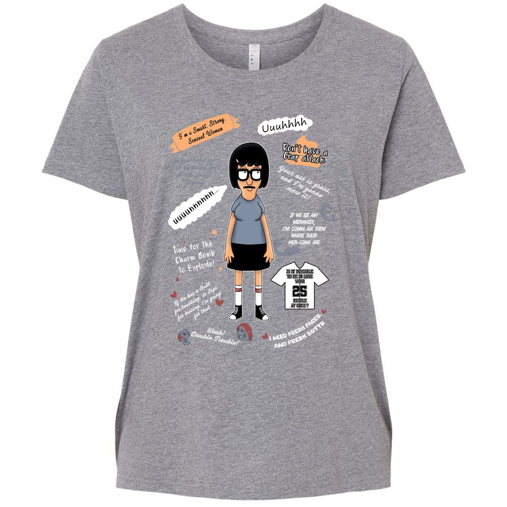 Ladies Curvy Jersey - YAVWR4SB - Granite Heather - 9