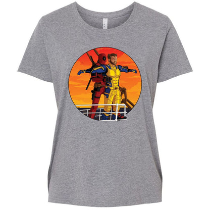 Ladies Curvy Jersey - AG6EPG4R - Granite Heather - 9