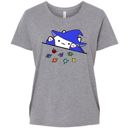 Ladies Curvy Jersey - 3BPM7FN6 - Granite Heather - 9