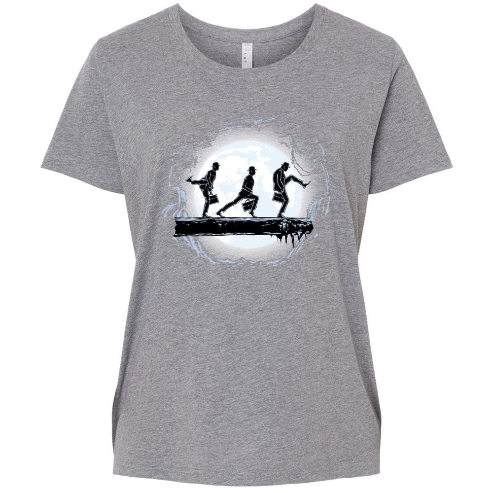 Ladies Curvy Jersey - JLJP6AYF - Granite Heather - 9