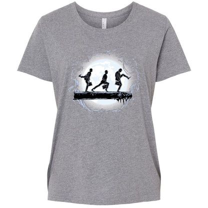 Ladies Curvy Jersey - JLJP6AYF - Granite Heather - 9