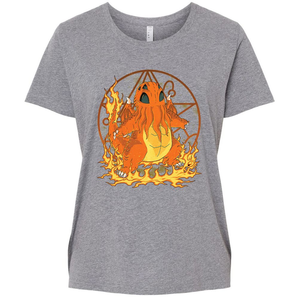 Ladies Curvy Jersey - AF7KCVE4 - Granite Heather - 9