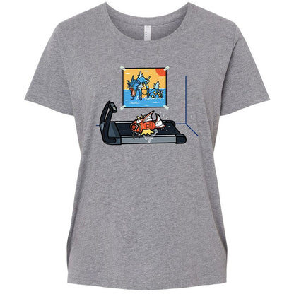 Ladies Curvy Jersey - XRCQ44G8 - Granite Heather - 9