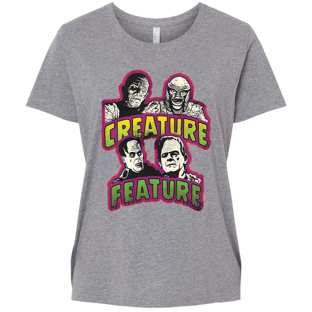 Ladies Curvy Jersey - 8A86YKJA - Granite Heather - 9