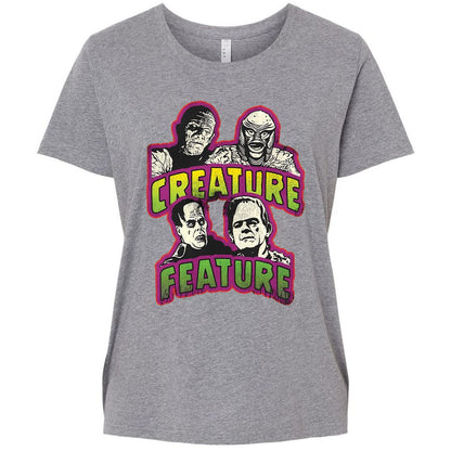 Ladies Curvy Jersey - 8A86YKJA - Granite Heather - 9