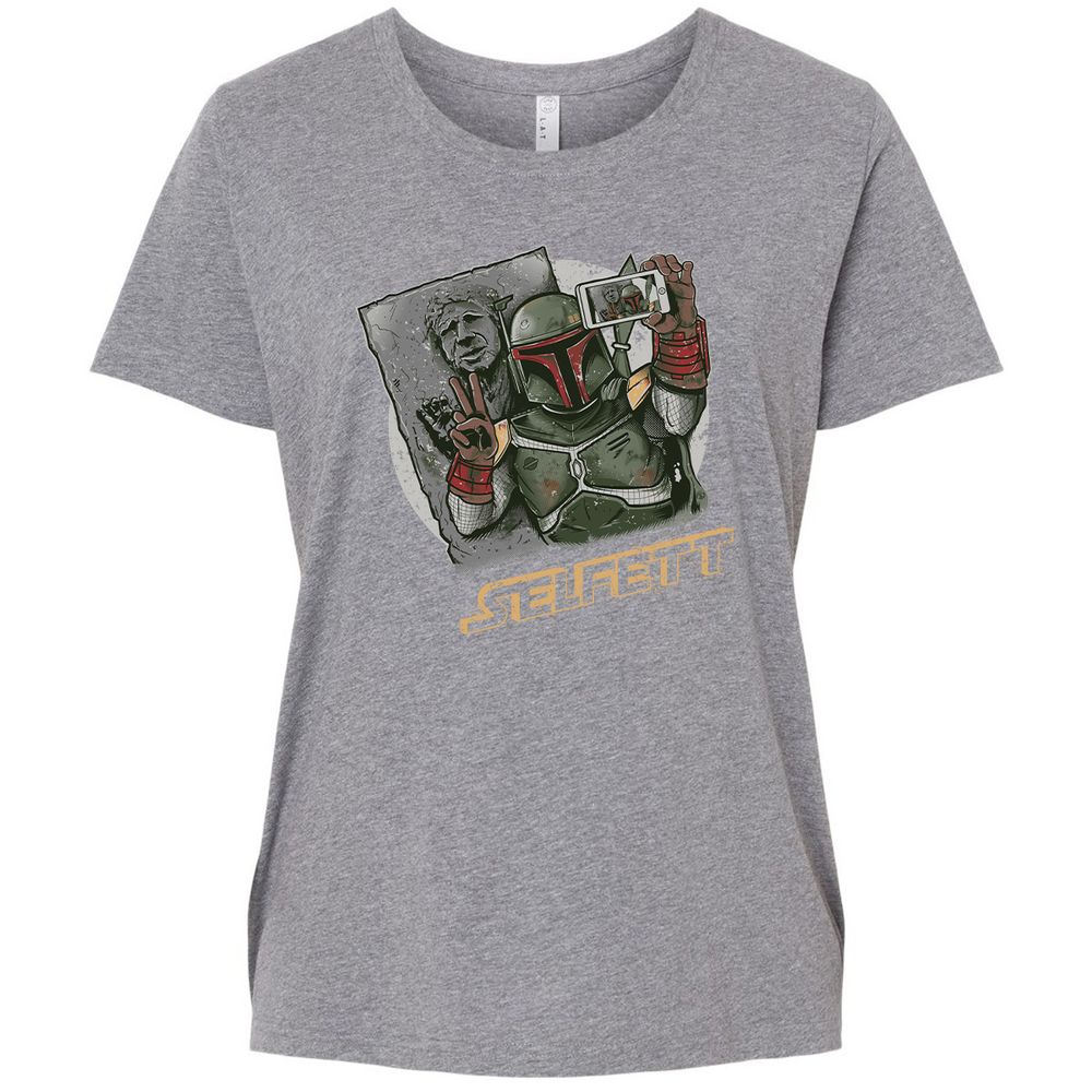 Ladies Curvy Jersey - 2ZWY4VH8 - Granite Heather - 9