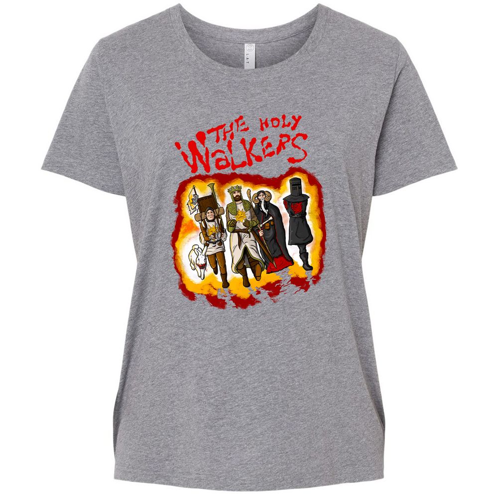 Ladies Curvy Jersey - HE9QTD43 - Granite Heather - 9