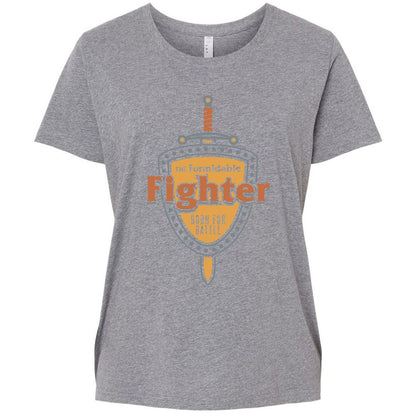 Ladies Curvy Jersey - KUUTBYBV - Granite Heather - 9