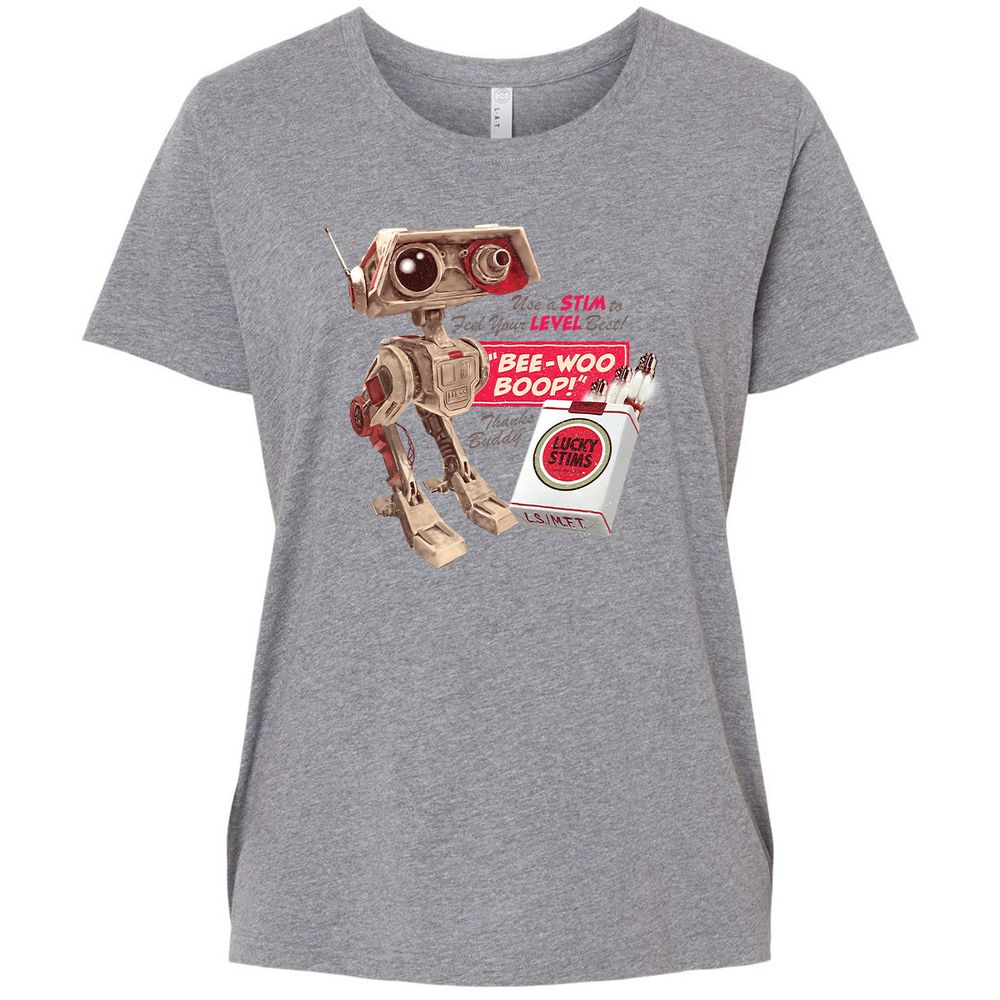 Ladies Curvy Jersey - 9458HG7V - Granite Heather - 9