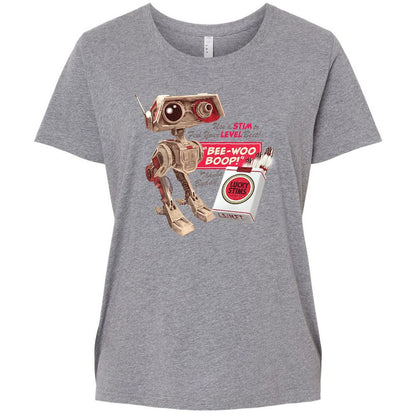 Ladies Curvy Jersey - 9458HG7V - Granite Heather - 9