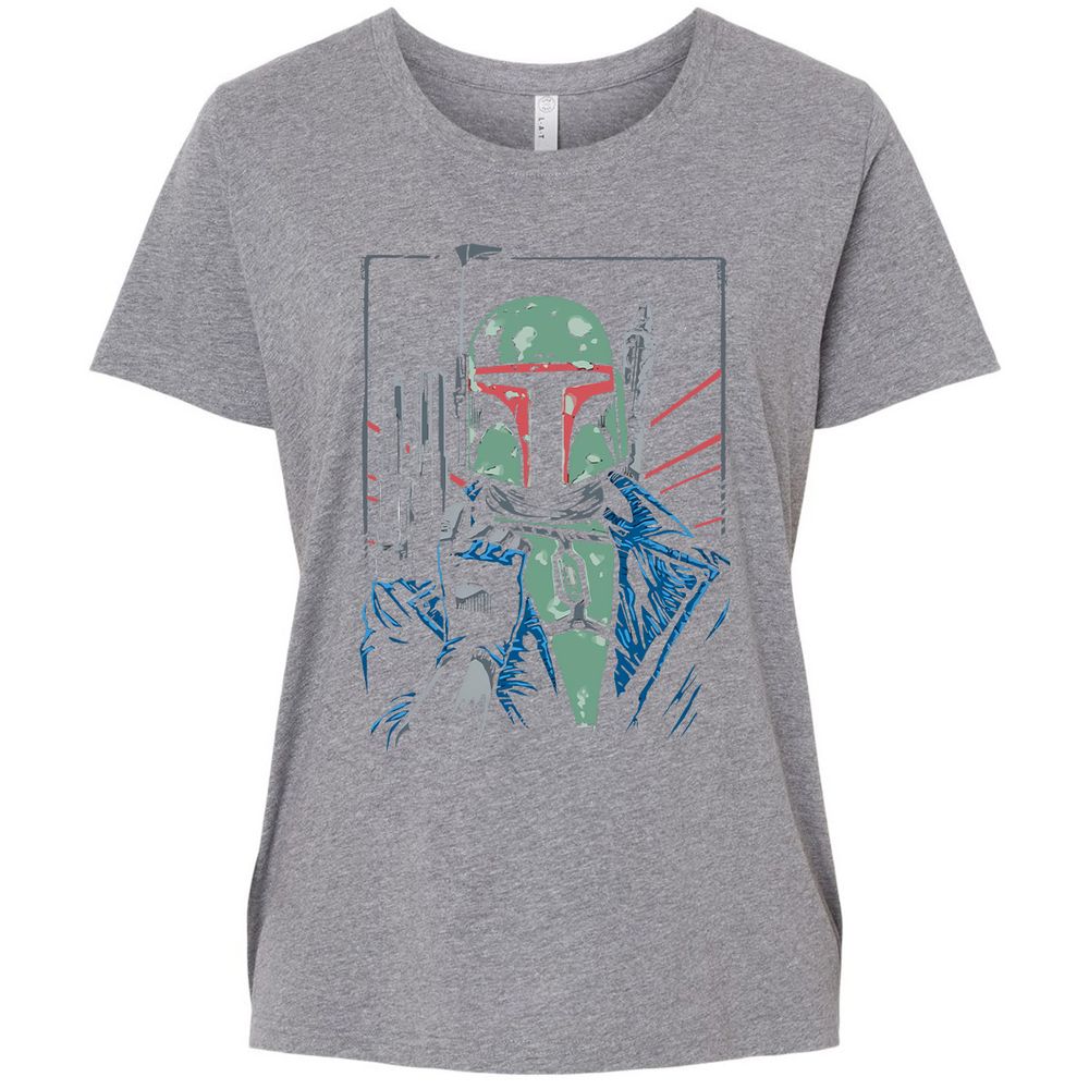 Ladies Curvy Jersey - G82DPTV8 - Granite Heather - 9