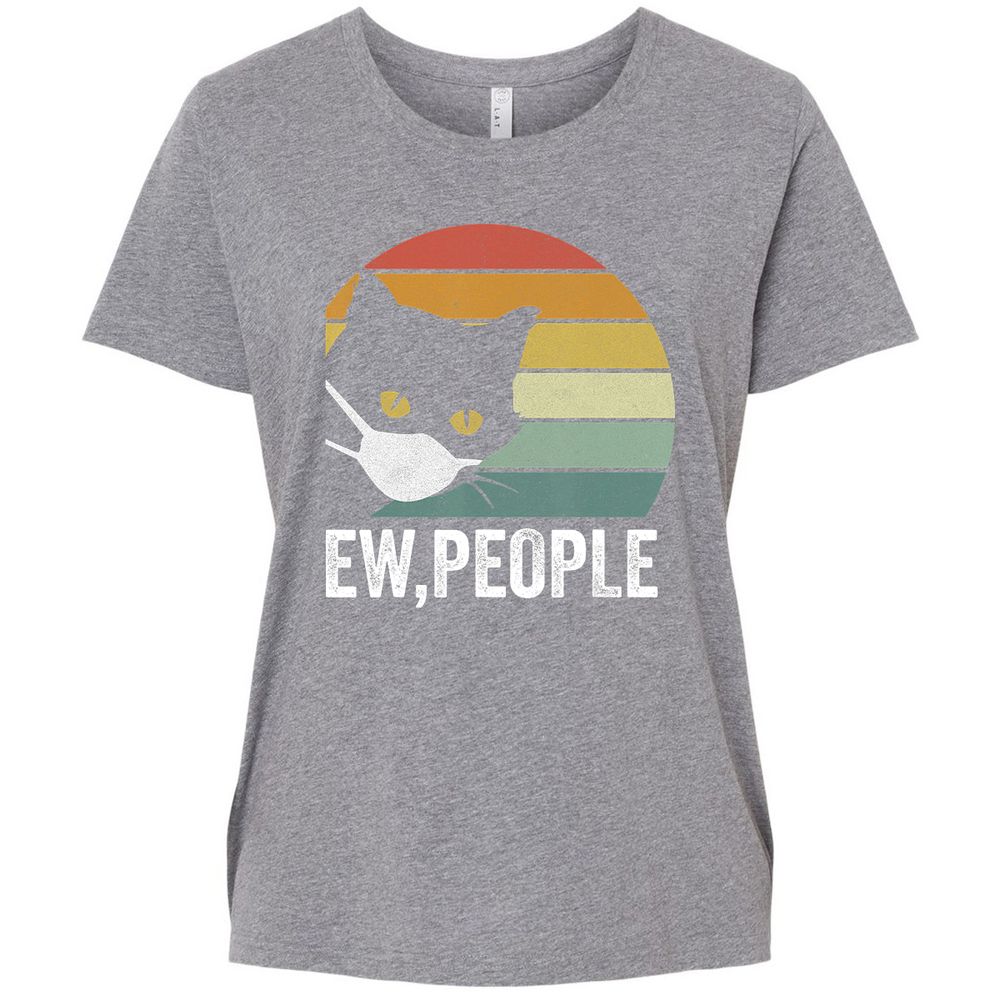 Ladies Curvy Jersey - HDGE5XSC - Granite Heather - 9