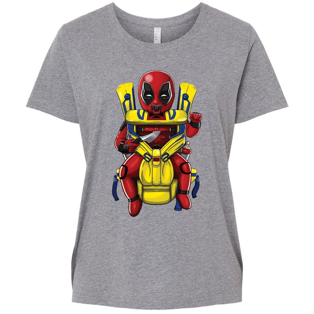 Ladies Curvy Jersey - U39L7A3T - Granite Heather - 9