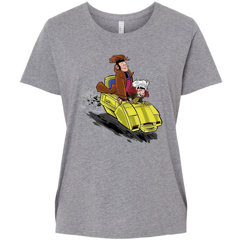 Ladies Curvy Jersey - 1WBL5KAB - Granite Heather - 9