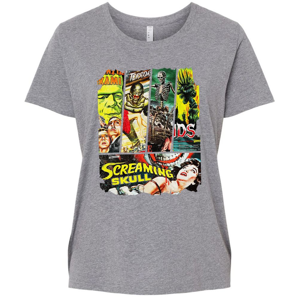 Ladies Curvy Jersey - T39H9Y8U - Granite Heather - 9