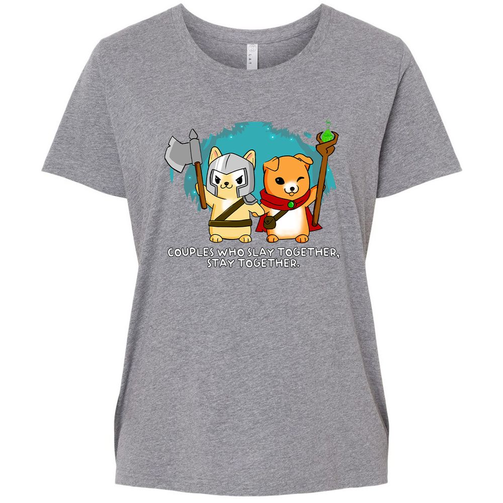 Ladies Curvy Jersey - LDP2DESS - Granite Heather - 9