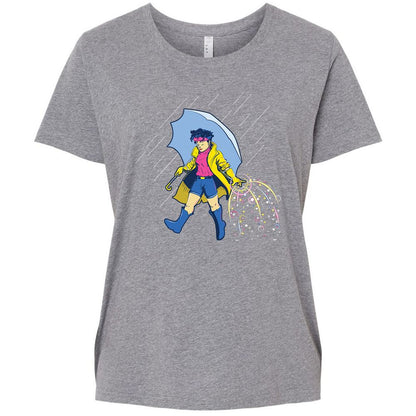 Ladies Curvy Jersey - JUQZP4KY - Granite Heather - 9