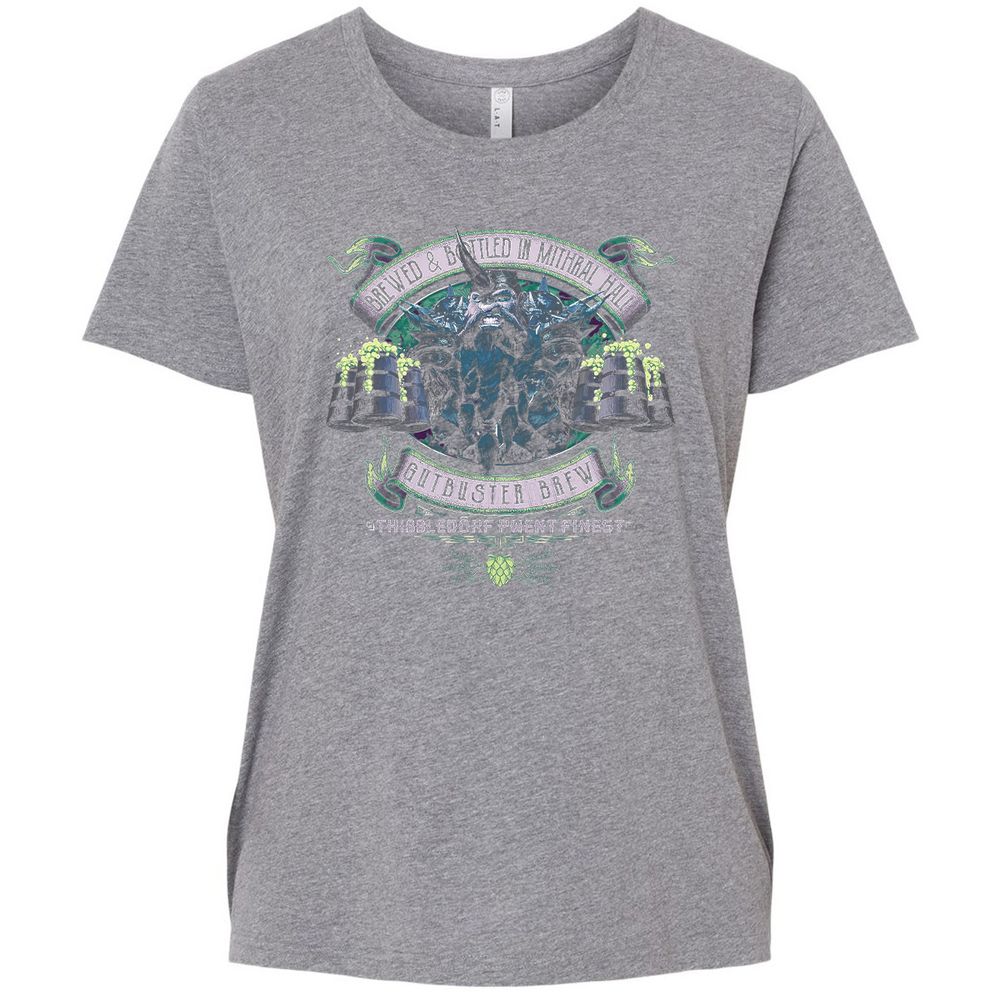 Ladies Curvy Jersey - 9DDEZPYS - Granite Heather - 9