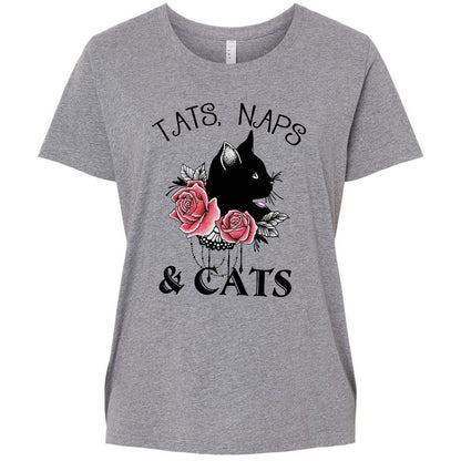 Ladies Curvy Jersey - 7TJYFJ5T - Granite Heather - 9