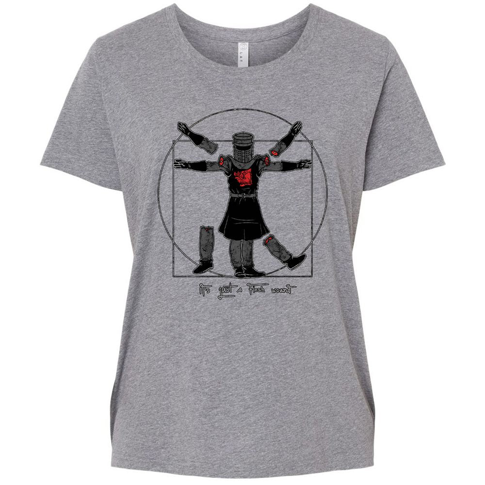 Ladies Curvy Jersey - KWQKVARN - Granite Heather - 9