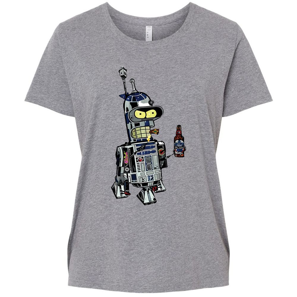 Ladies Curvy Jersey - 3YCCFUKZ - Granite Heather - 9