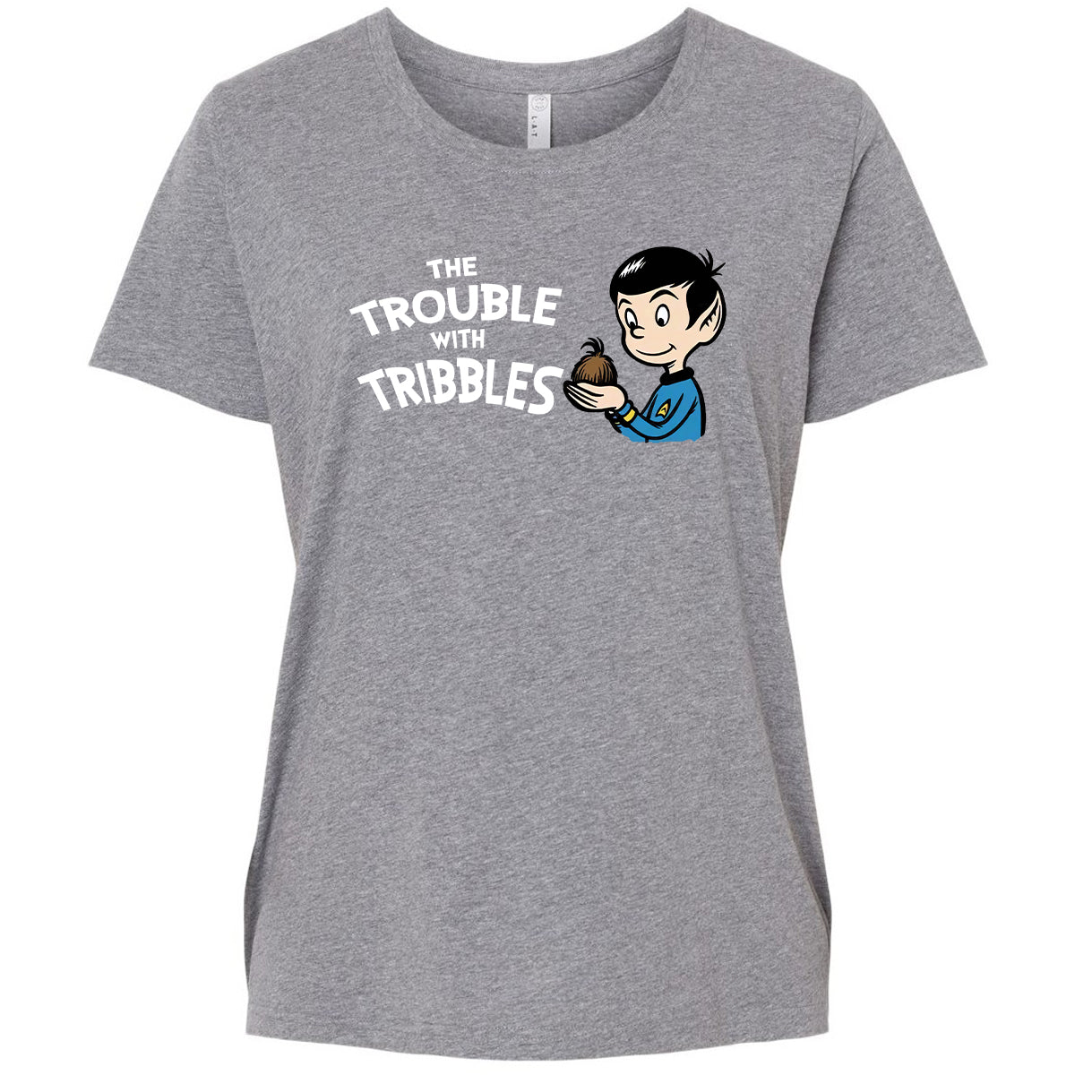 Ladies Curvy Jersey - SGQXUHA4 - Granite Heather - 9