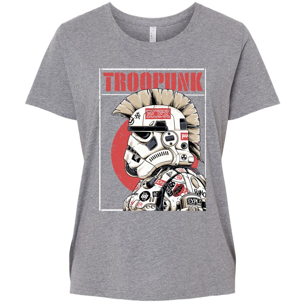 Ladies Curvy Jersey - JUJUX5DP - Granite Heather - 9