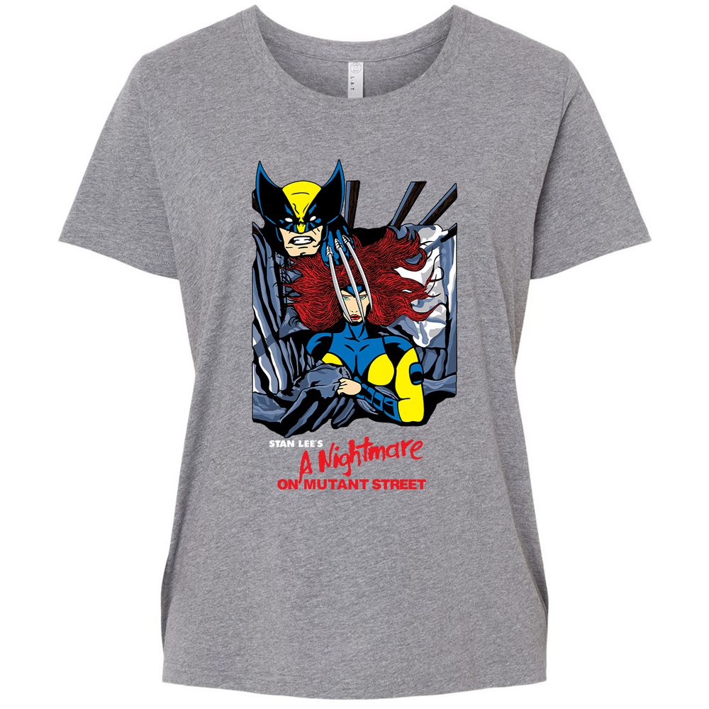 Ladies Curvy Jersey - 1U2YQTML - Granite Heather - 9